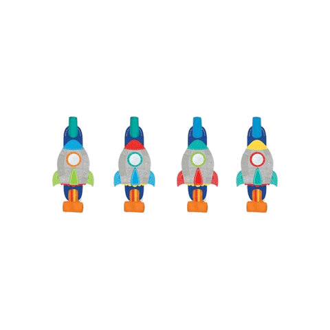 Blast Off Rocket Treat Box Personalised
