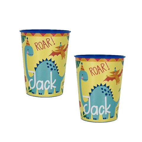 Dino Delight Personalised Party Cup