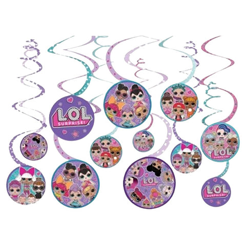LOL Surprise Spiral Swirls Hanging Decorations
