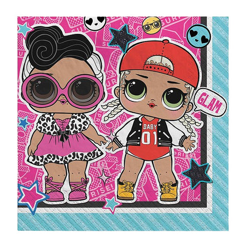 LOL Surprise Together 4EVA Lunch Napkins Pack of 16