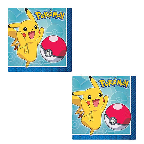 Pokemon Beverage Napkins Pack Of 16
