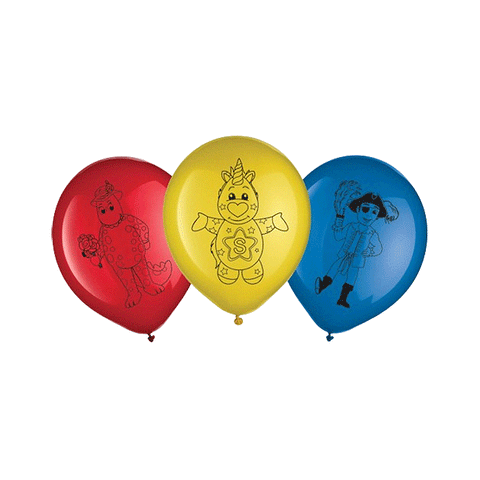 Wiggles Balloons Pack of 6