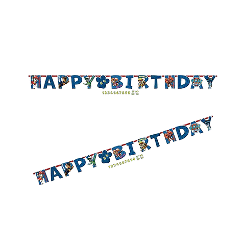 Paw Patrol Jumbo Add An Age Letter Banner