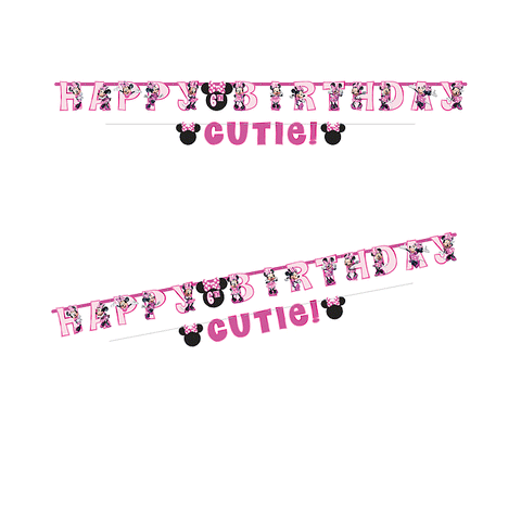 Minnie Mouse Jumbo Add An Age Banner & Mini Banner
