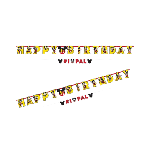 Mickey Mouse Jumbo Add An Age Banner & Mini Banner