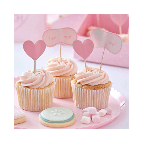 Pamper Party Cupcake Toppers
