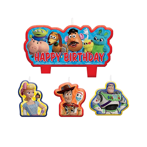 Toy Story 4 Happy Birthday Candle Set
