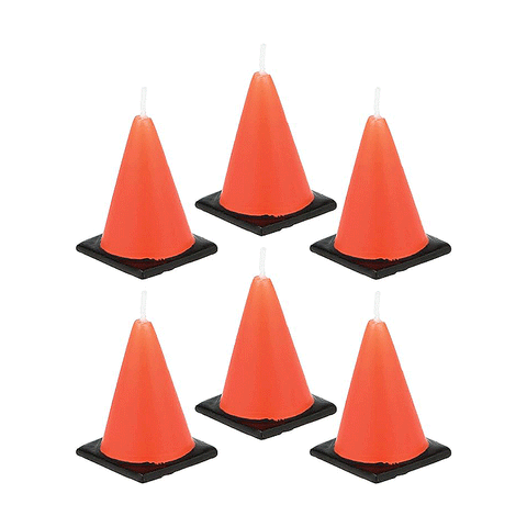 Shaped Candles Pack of 6