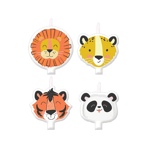 Get Wild Jungle Candle Set Pack of 4