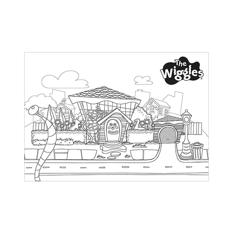 Wiggles Party Colour Me Placemats