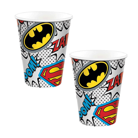 Justice League Paper Cups Pack of 8