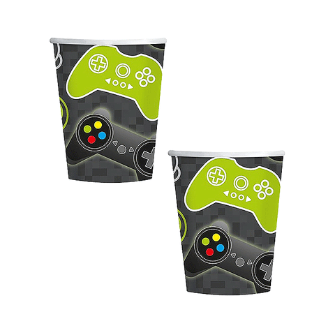 Level Up Gaming Paper Cups Pack of 8