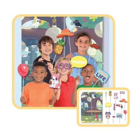 Bluey Scene Setter with Photo Props