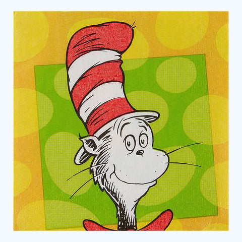 Dr Seuss Beverage Napkins Pack Of 16
