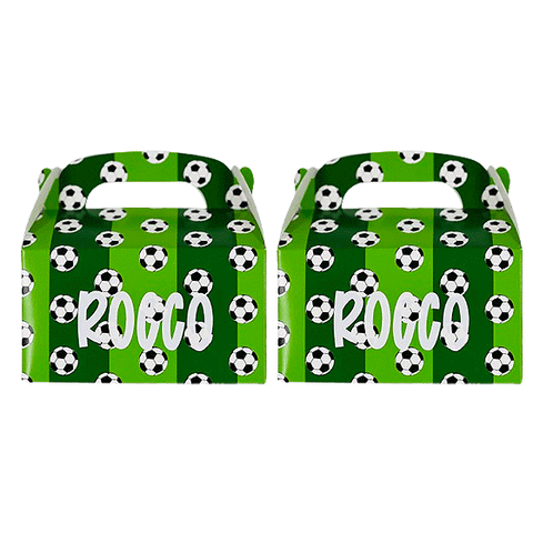 Soccer Field Fun Personalised Party Box
