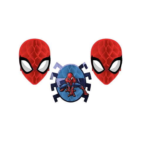 Spiderman Honeycomb Decorations
