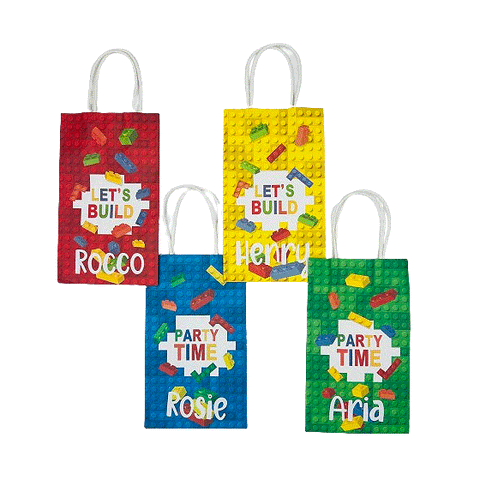 Brick-tastic Personalised Party Favour Bag