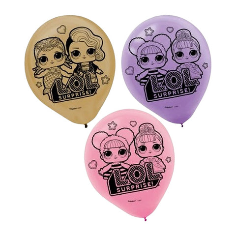LOL Surprise 30cm Latex Balloons (Pack Of 6)
