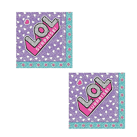 LOL Surprise Beverage Napkins Pack Of 16