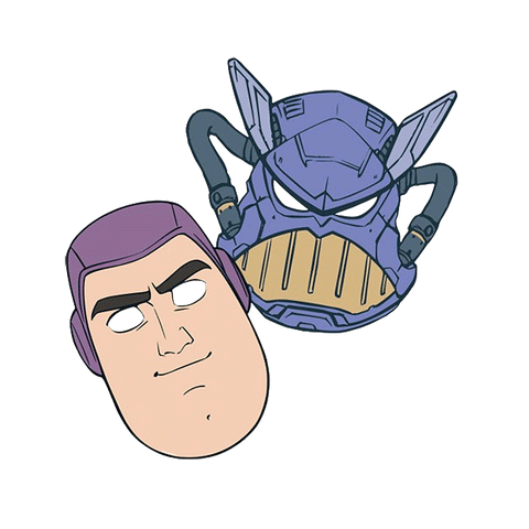 Buzz Lightyear Masks Pack of 8