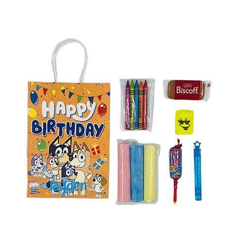 Bluey's Personalised Adventure Happy Birthday Fun Bag