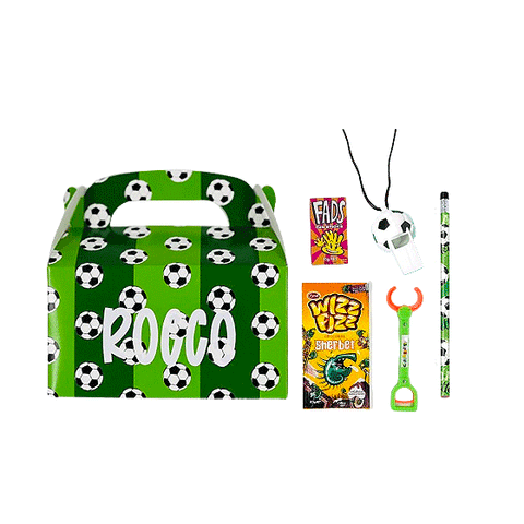 Soccer Field Fun Personalised Party Box