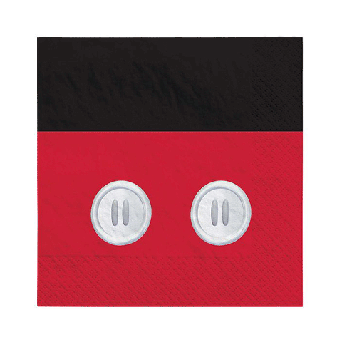 Mickey Mouse Lunch Napkins Pack of 16