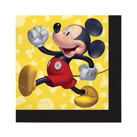 Mickey Mouse Beverage Napkins Pack of 16