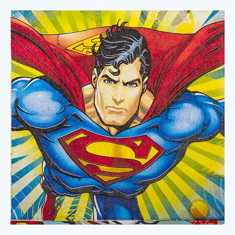 Superman Lunch Napkins Pack Of 16