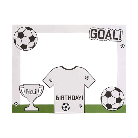 Soccer Customisable Photo Booth Frame