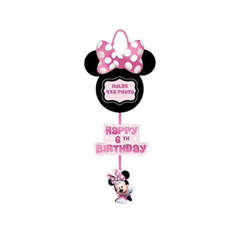 Minnie Mouse Custom Photo Hanging Sign