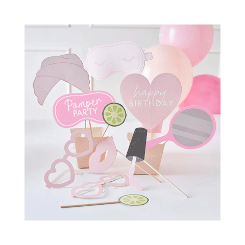 Pamper Party Photobooth Props