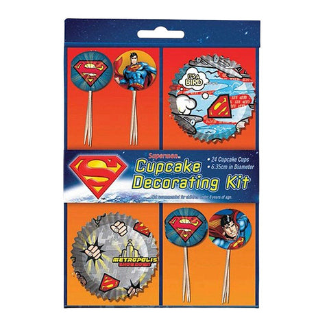 Superman Cupcake Decorating Kit