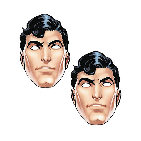Superman Paper Masks Pack Of 8