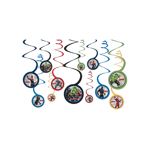 Avengers Spiral Swirls Decorations