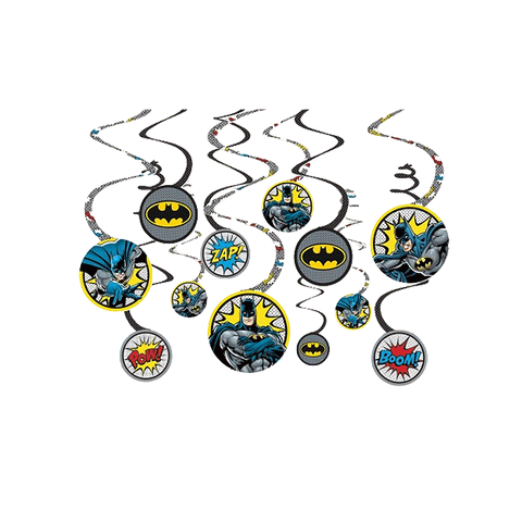 Batman Swirls Hanging Decorations