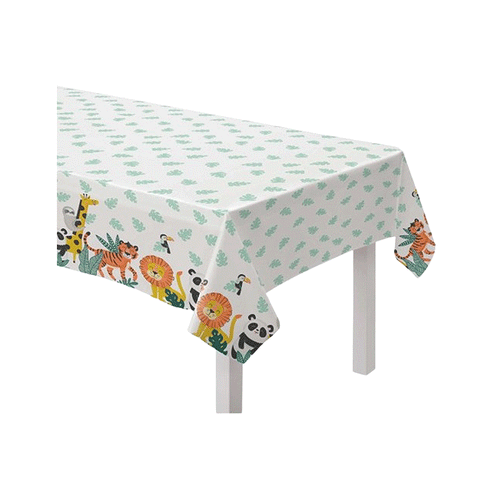 Get Wild Jungle Plastic Table Cover