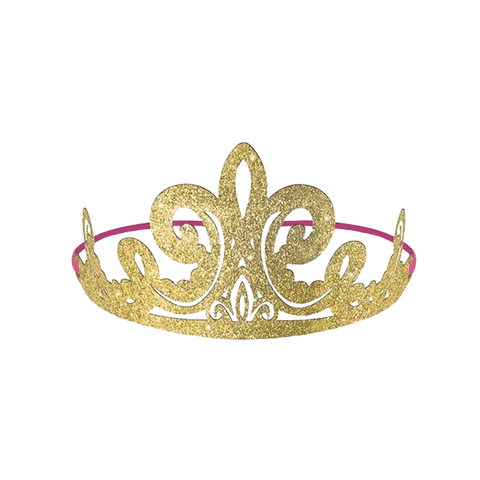 Disney Princess Glittered Tiara's Pack of 8