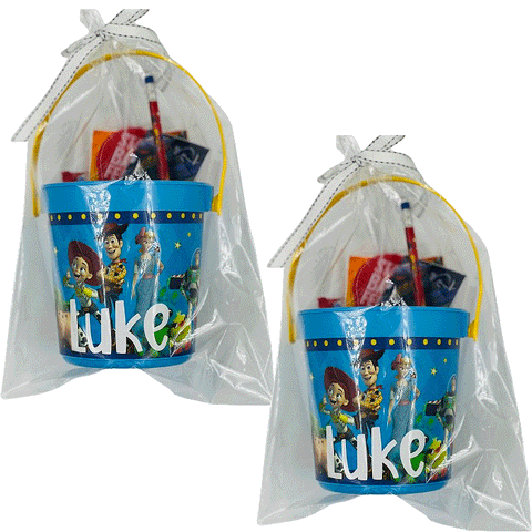 Buzzing Toy Story Personalised Bucket