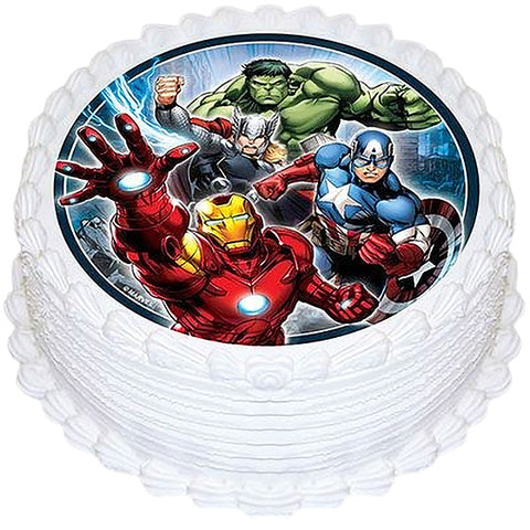 Avengers Edible Image 16cm Round