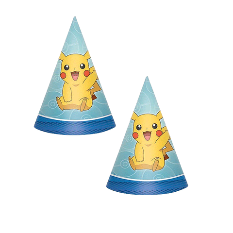 Pokemon Party Hats Pack of 8