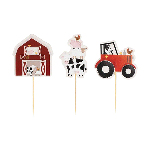 Farm Friends Cupcake Toppers