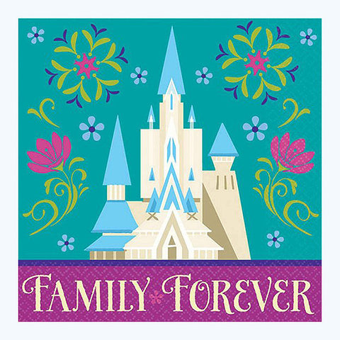 Frozen Family Forever Beverage Napkins Pack Of 16