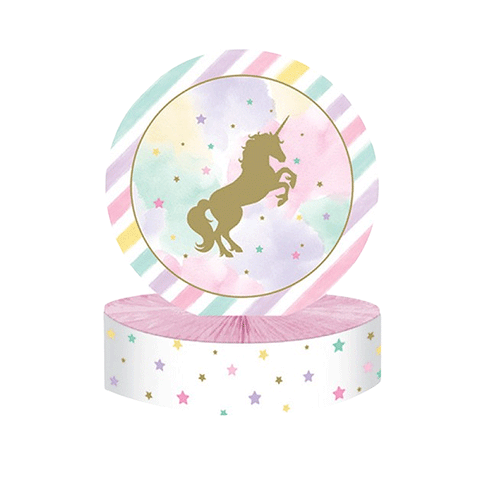 Unicorn Sparkle Honeycomb Centrepiece