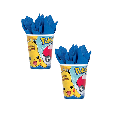 Pokemon Paper Cups Pack of 8