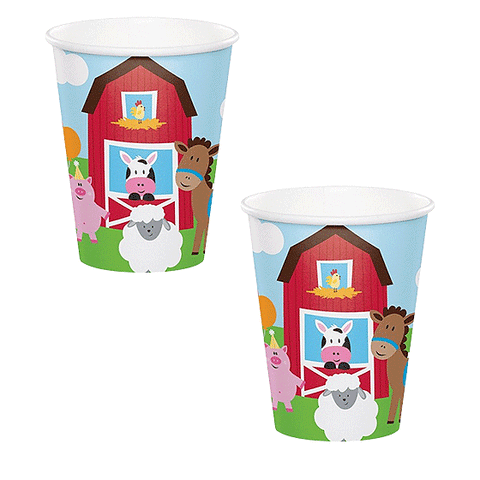 Farmhouse Fun Paper Cups Pack of 8