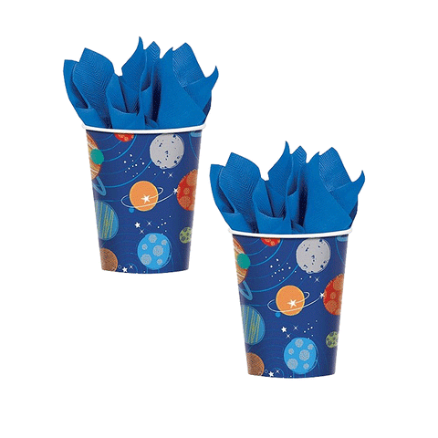 Blast Off Paper Cups Pack of 8