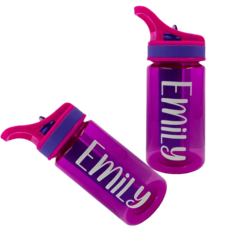 Pink Personalised Water Bottle