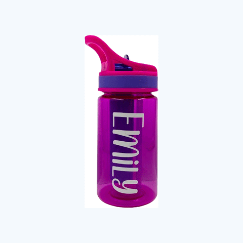 Pink Personalised Water Bottle