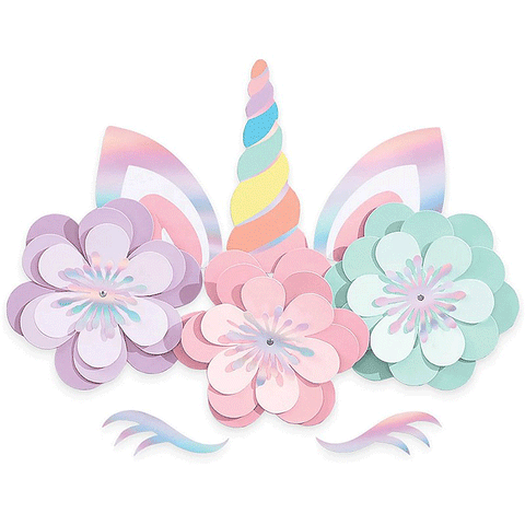 Unicorn Birthday Wall Decorating Kit